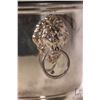 Image 3 : Two pieces of vintage silverplate including Winthrop lined lidded ice bucket with double lion motif 