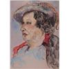 Image 1 : Velma Heath, artist signed pastel on paper drawing, titled on verso "Portrait of Woman", 21" X 15 1/