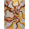 Image 1 : Velma Heath, artist signed watercolour painting, titled on verso "Fire" and dated Nov. 2008, 29" X 2