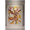 Image 2 : Velma Heath, artist signed watercolour painting, titled on verso "Fire" and dated Nov. 2008, 29" X 2