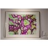 Image 2 : Velma Heath, artist signed watercolour painting, titled on verso "Purple Monster" dated Apr. 23 2010