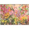 Image 1 : Velma Heath, framed acrylic on canvas, titled on verso " Flower Garden", 17" X 23". Note: Not availa