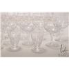 Image 2 : Large selection of Stuart Crystal "Lyric" stemware including twelve 4 1/2" champagne glasses, twelve