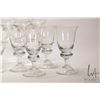 Image 2 : Large selection of Swedish stemware including four 7" goblets, ten 4 3/4" sherbet/ champagne, and ei
