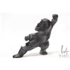 Image 1 : Inuit carving titled "Hunter" by artist Totan, 12" in height, note: missing spear