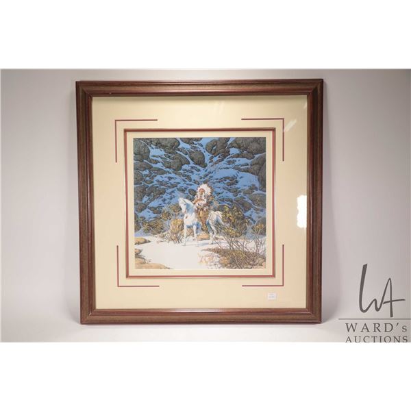 Bev Doolittle signed limited edition print, titled "Eagle Heart", 2320/48000, pencil signed by artis