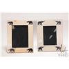 Image 1 : Two Kenya stone carved picture frames, each holds 4" X 6" photo and each 8" X 10" overall dimensions