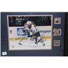 Image 5 : Two framed and hand signed Edmonton Oilers collectibles including Jason Smith, 32" X 25" and No. 20 