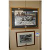 Image 1 : Jim Vissor framed limited edition print titled "Winter Shadows", pencil signed by artist 4514/4950, 