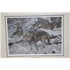 Image 2 : Jim Vissor framed limited edition print titled "Winter Shadows", pencil signed by artist 4514/4950, 