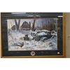 Image 3 : Jim Vissor framed limited edition print titled "Winter Shadows", pencil signed by artist 4514/4950, 