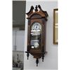 Image 1 : Vienna regulator style chiming wall clock made by Spirit, 26" in height. Note: Not available for shi