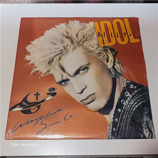 SEALED - Billy Idol - Whiplash Smile: Chrysalis Records, 1986