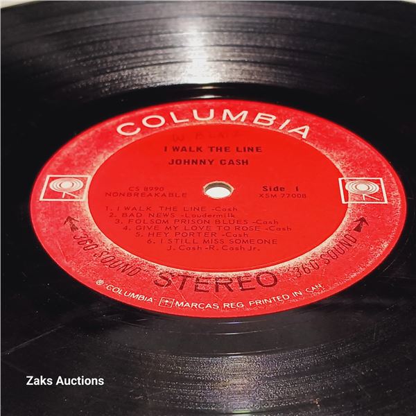 Johnny Cash, I Walk The Line: Columbia, CS 8990