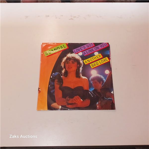 Scandal - Love's Got A Line On You/Another Bad Love: Caolumbia, 1982