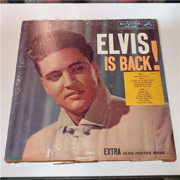 Elvis - Elvis is Back! - RCA, 1966
