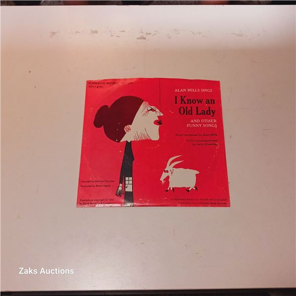 Alan Mills - I Know An Old Lady: Scholastics, 1969