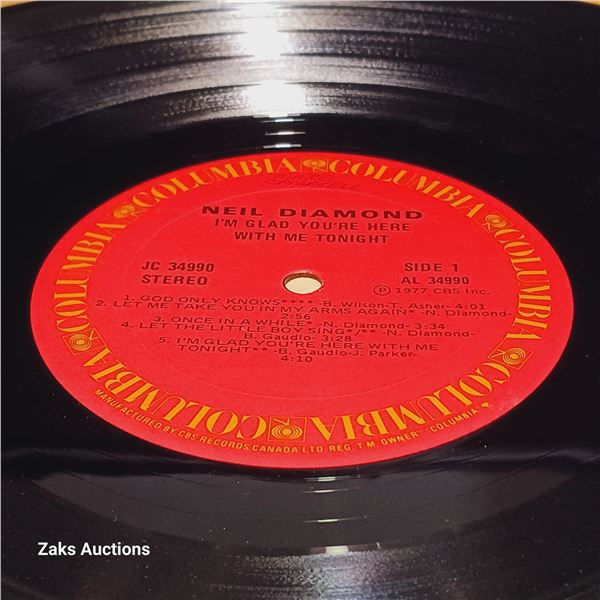 Neil Diamond - I'm Glad You're Here With Me Tonight: Columbia, 1977