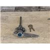 Image 1 : Door Handles - Includes Keys - Set of 2 - New
