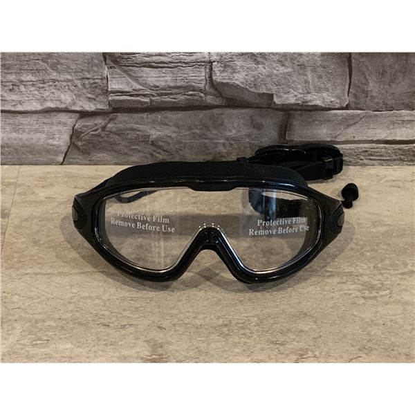 Big Frame Swimming Goggles - Transparent - New