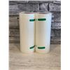 Image 2 : Vacuum Sealer Bags Rolls - 2 Rolls - 8"x50' - New