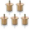 Image 3 : Universal Inline Fuel Filter - 5 Pack - New