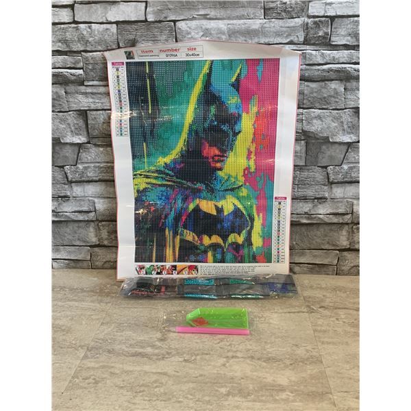 5D Diamond Painting - Batman - 12" x 16" - New
