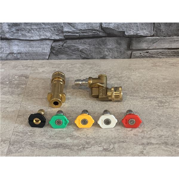 Pressure Washer Nozzle & Accessories Kit - 7 Pcs - New
