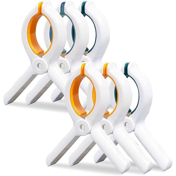 Beach Towel Clips - 6 Pcs - New