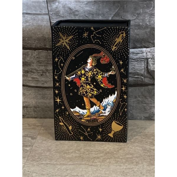 Gold Foil Tarot Cards with Guidebook - 78 Pcs - New
