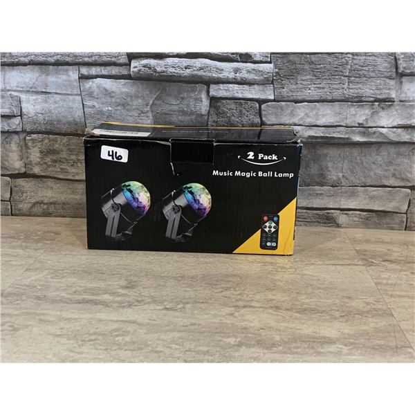 Music Disco Ball Light - 2 Pack - New