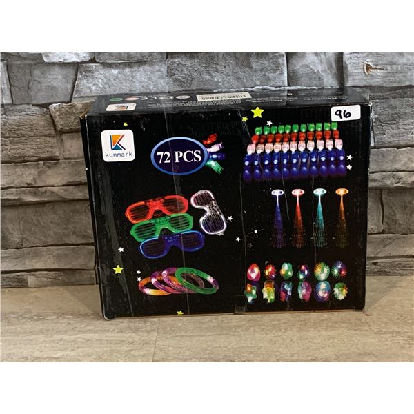 Light Up Party Set - 72 Pcs - New
