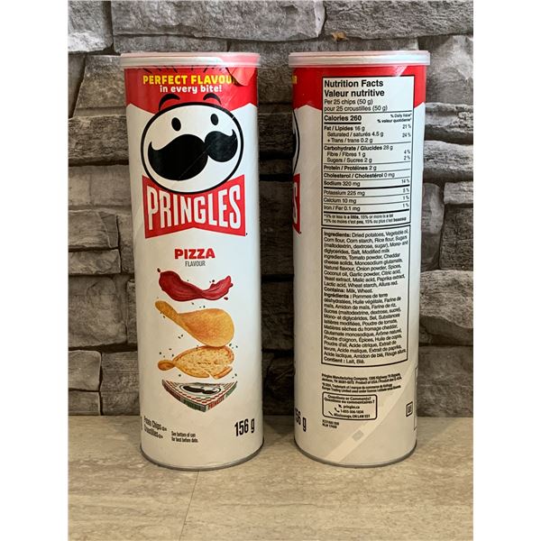 Lot of 2 Pringle Chips - Pizza Flavoured - BB: 2025 SE 25 - New