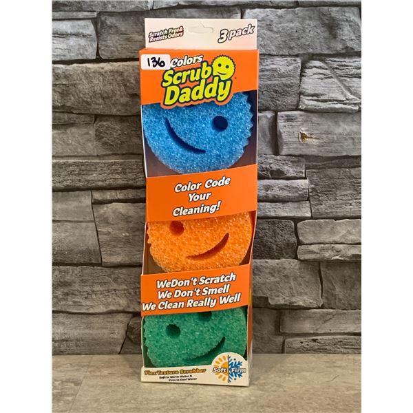 Scrub Daddy Scrubbers - 3 Pack - New