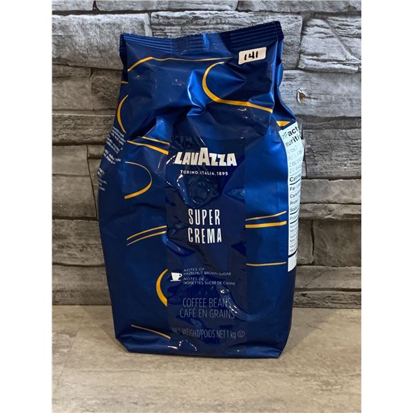 LAVAZZA Coffee Beans - Super Crema - 1kg - BB: 30/11/2026 - New