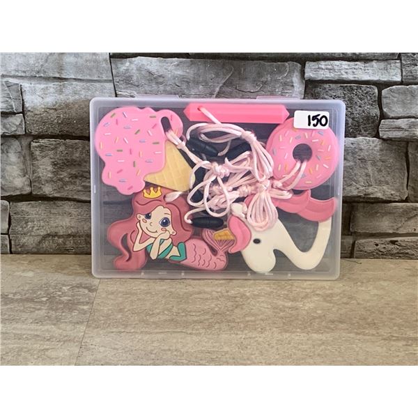 Silicone Teething Necklaces - 5 Pack - New