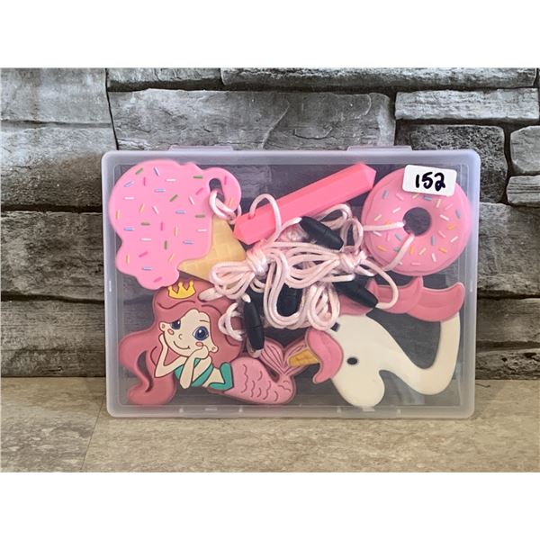 Silicone Teething Necklaces - 5 Pack - New