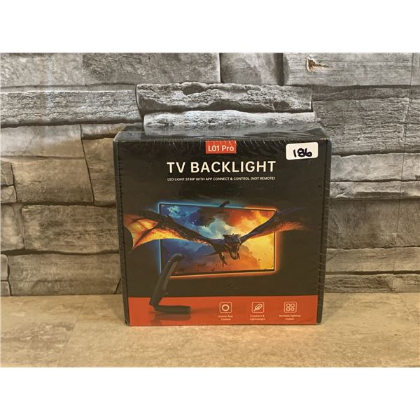 TV Backlight LED Light Strip with App Connect & Control - Model #: L01 Pro - New
