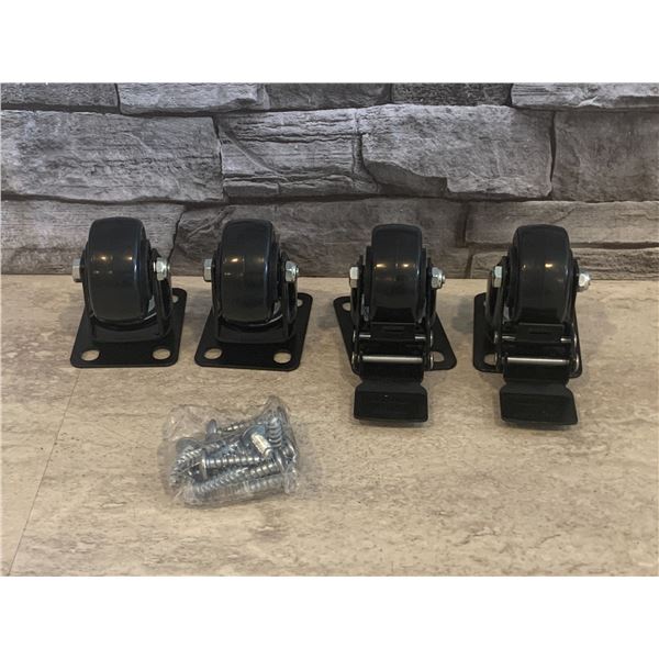 GBL Heavy Duty Caster Wheel with Brakes - 2" - New