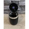 Image 2 : Portable Ashtray with Lid - Black - New
