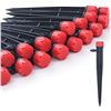 Image 1 : Adjustable 360 Degree Water Flow Irrigation Drippers - 50 Pcs - Brand New