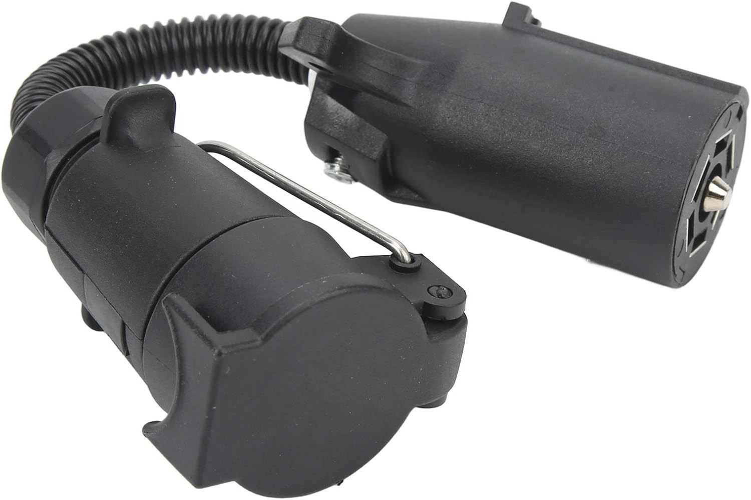 Trailer Plug Adapter - Socket 7-Pin European Socket to 7-Pin Plug ...