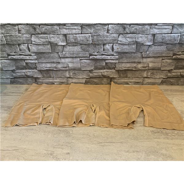 Seamless Shapewear Shorts - Size Medium - Nude - Set of 3 - New