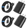 Image 1 : USB C Charger including Charger Block - Super Fast Charging  - 6FT Cable  - 2 Pack - 25W - New