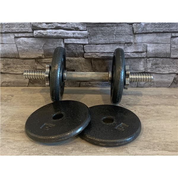Dumbbell with 4 x 5lb weights