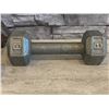 Image 2 : Lot of 2 - Cast Iron Hex Dumbbells - 8lbs each