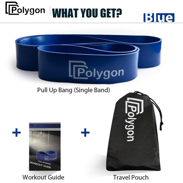 Polygon Resistance Exercise Bands - Heavy Duty - New