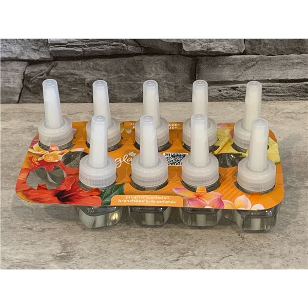 Glade Plug In Scented Oil - Hawaiian Breeze - 9  Pack - New