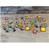 Image 1 : Assorted Super Mario Keychains - 28 Pcs - New