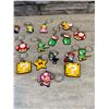 Image 3 : Assorted Super Mario Keychains - 28 Pcs - New